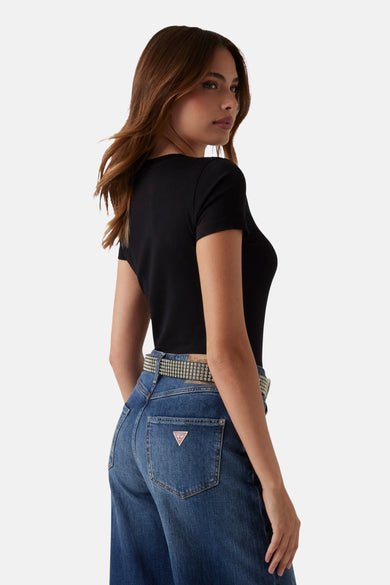 T-shirt met korte mouwen - zwart