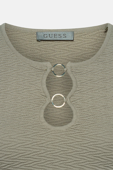 T-shirt met korte mouwen - khaki