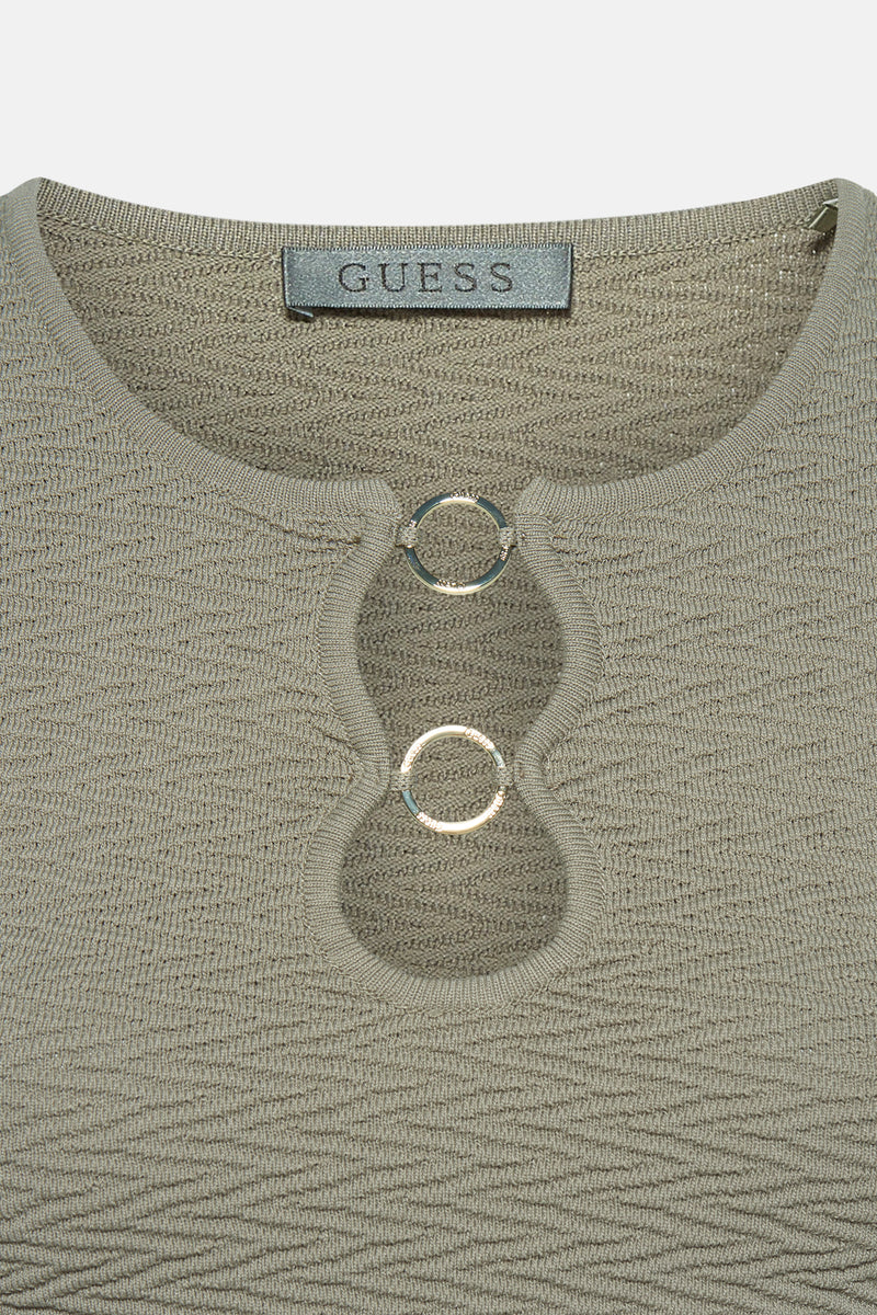 T-shirt met korte mouwen - khaki