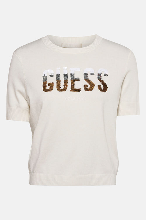 Trui met ronde hals Ecru - Guess®