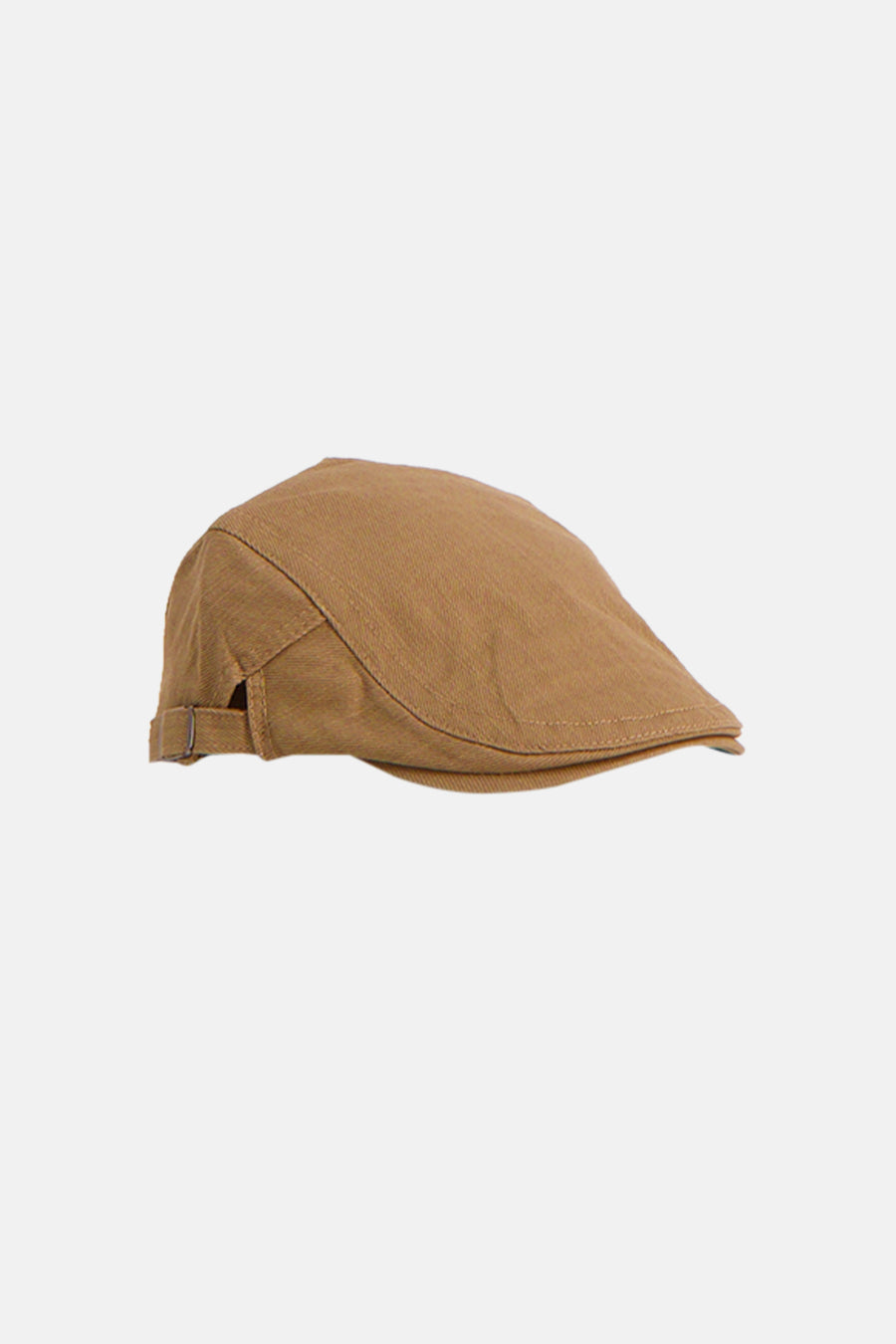 Beige katoenen canvas pet van Access®, met een verstelgesp aan de achterkant.