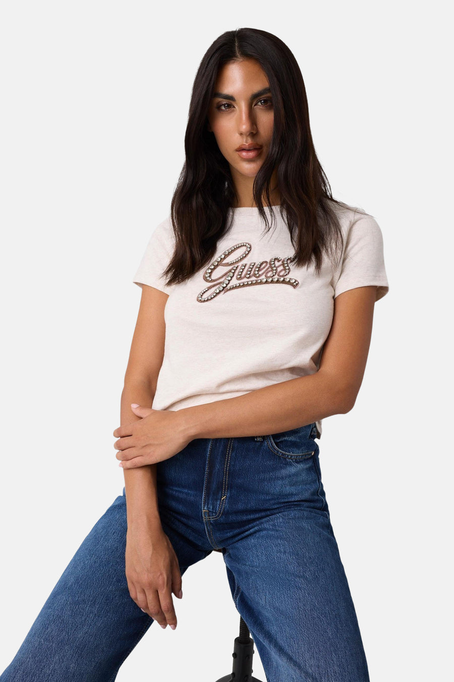 T-shirt (manches courtes) beige - Guess®