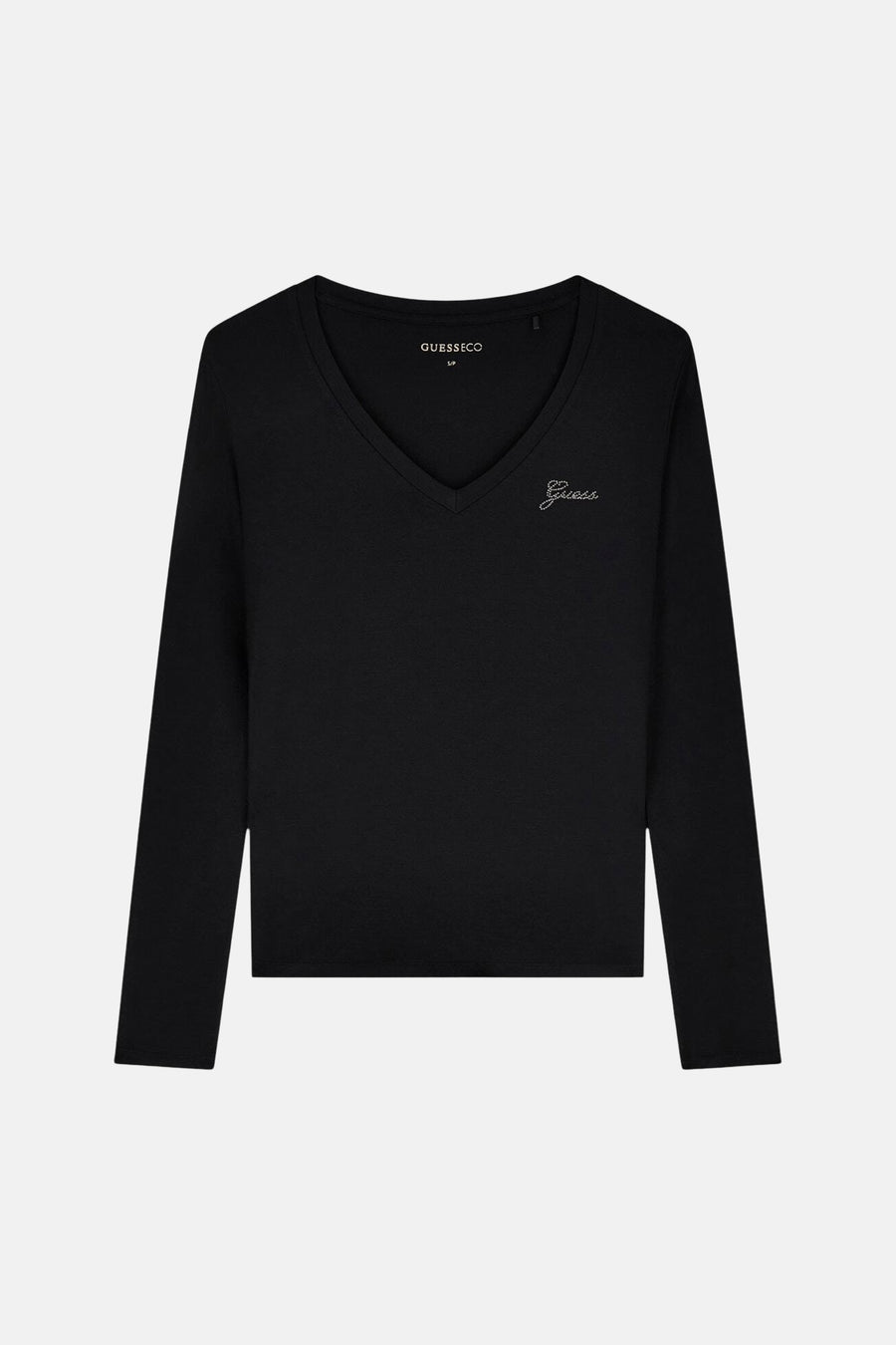 Top uni manches longues noir - Guess®