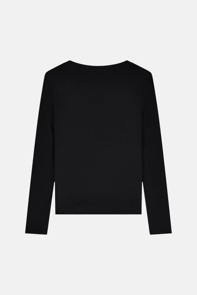 Top uni manches longues noir - Guess®