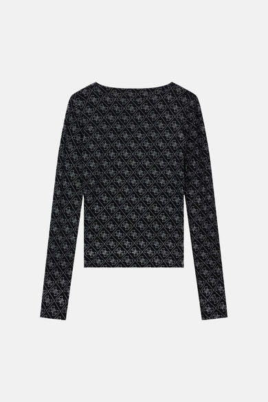 T-shirt (manches longues) noir - Guess®
