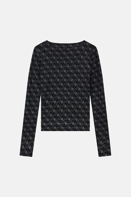T-shirt (lange mouwen) zwart - Guess®