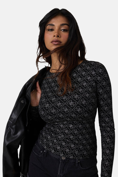 T-shirt (lange mouwen) zwart - Guess®