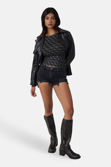 T-shirt (manches longues) noir - Guess®