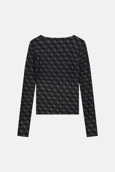 T-shirt (manches longues) noir - Guess®