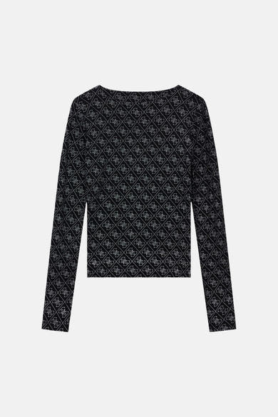 T-shirt (manches longues) noir - Guess®