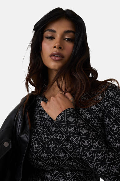 T-shirt (manches longues) noir - Guess®