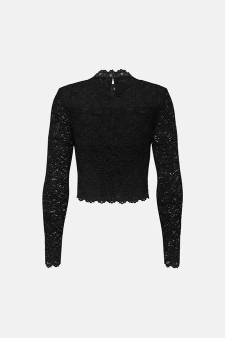 Blouse à manches longues - noir