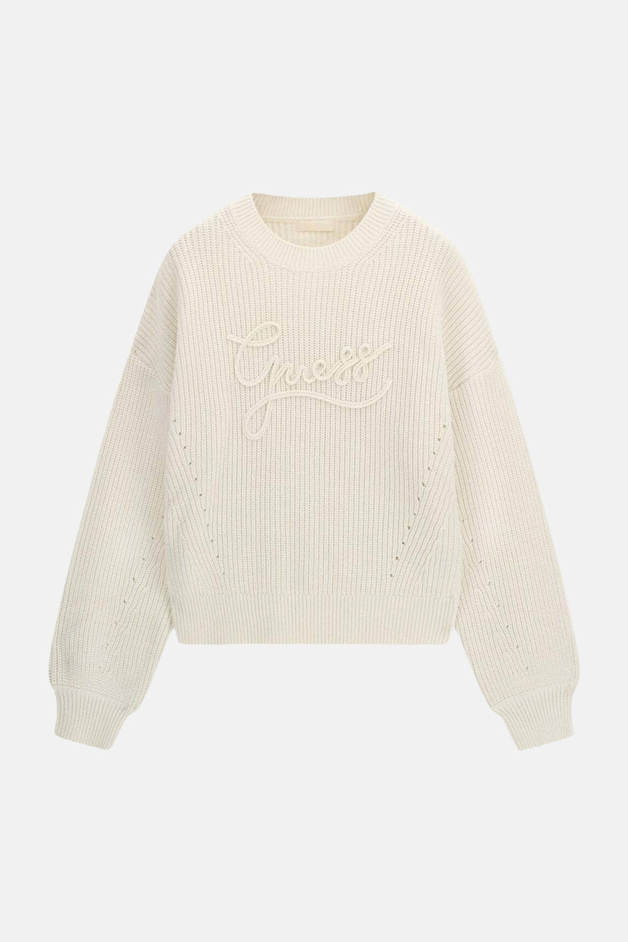 Trui met ronde hals wit - Guess®