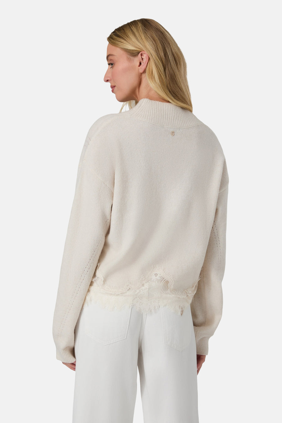 Pull col rond beige - Guess®