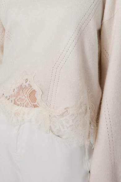 Pull col rond beige - Guess®