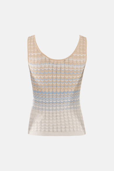 Top sans manches multicolore de Guess®, avec motif à chevrons.