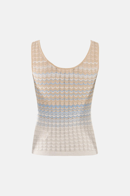 Top sans manches multicolore de Guess®, avec motif à chevrons.