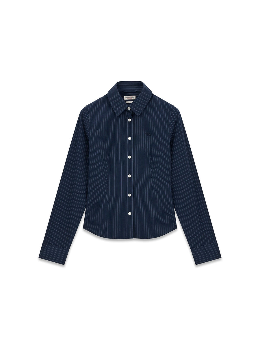 Chemise à manches longues - bleu