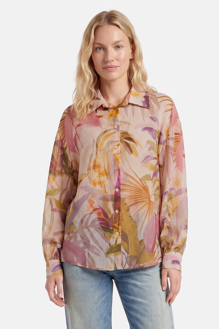 Chemise à manches longues - multicolore