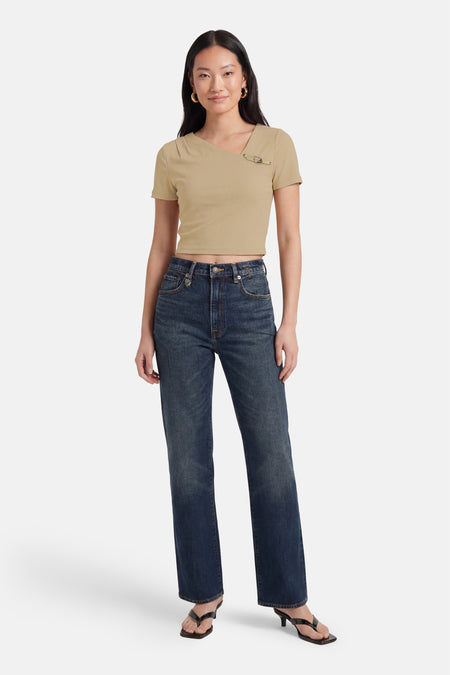 T-shirt à manches courtes - beige