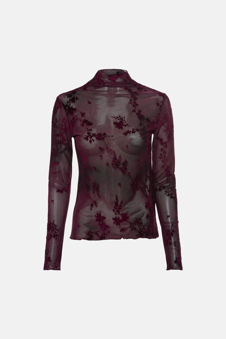 T-shirt (manches longues) mauve - AMELIE ET AMELIE
