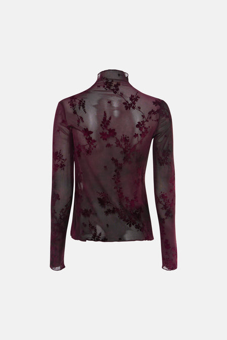 T-shirt (manches longues) mauve - AMELIE ET AMELIE