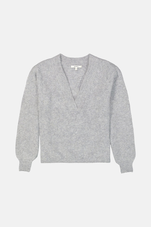 Pull col V Gris - GARCIA