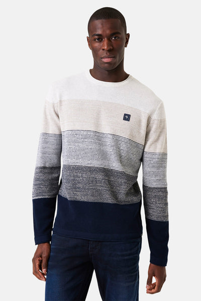 Pull col rond Bleu - GARCIA