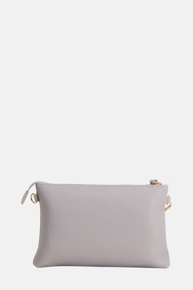 Sac à bandoulière bleu de VALENTINO BAGS, avec fermeture éclair dorée et détails métalliques.