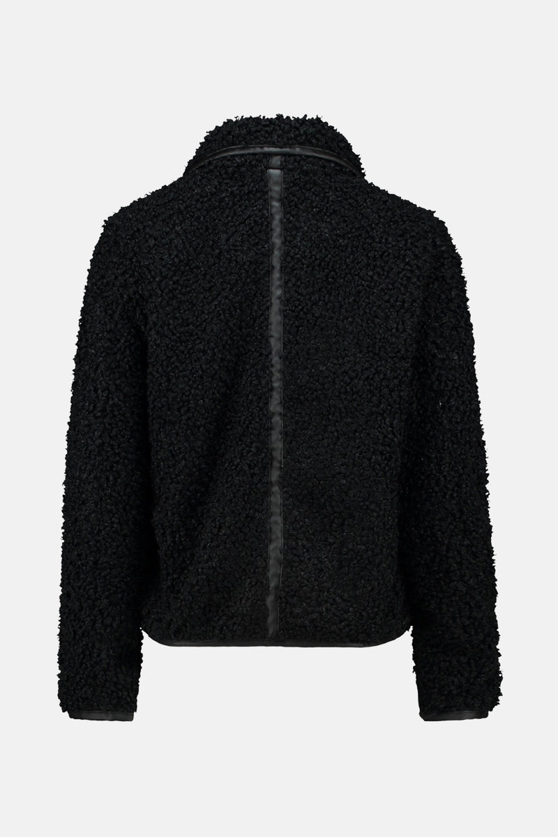 Korte jas zwart - ZABAIONE