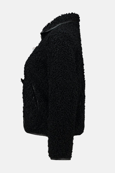 Korte jas zwart - ZABAIONE