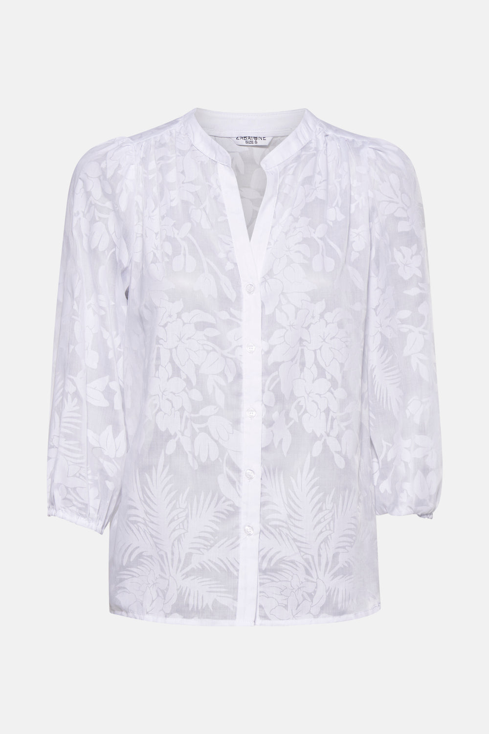 Blouse met lange mouwen - wit