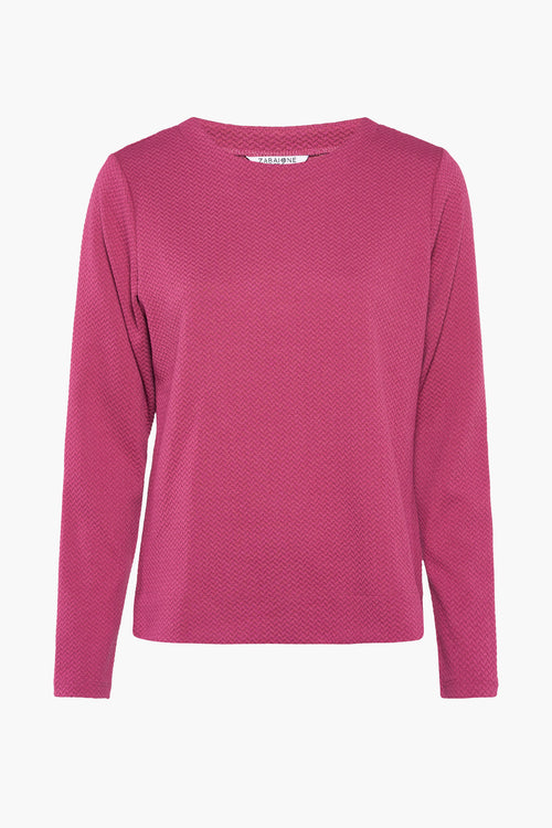 T-shirt (lange mouwen) Roze - ZABAIONE