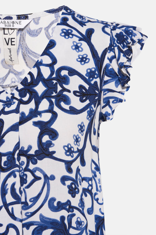 Blouse (korte mouwen) Multicolor - ZABAIONE