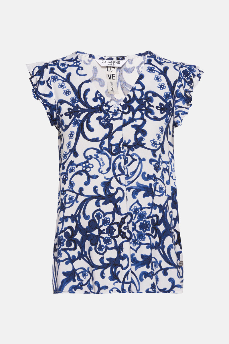 Blouse (korte mouwen) Multicolor - ZABAIONE