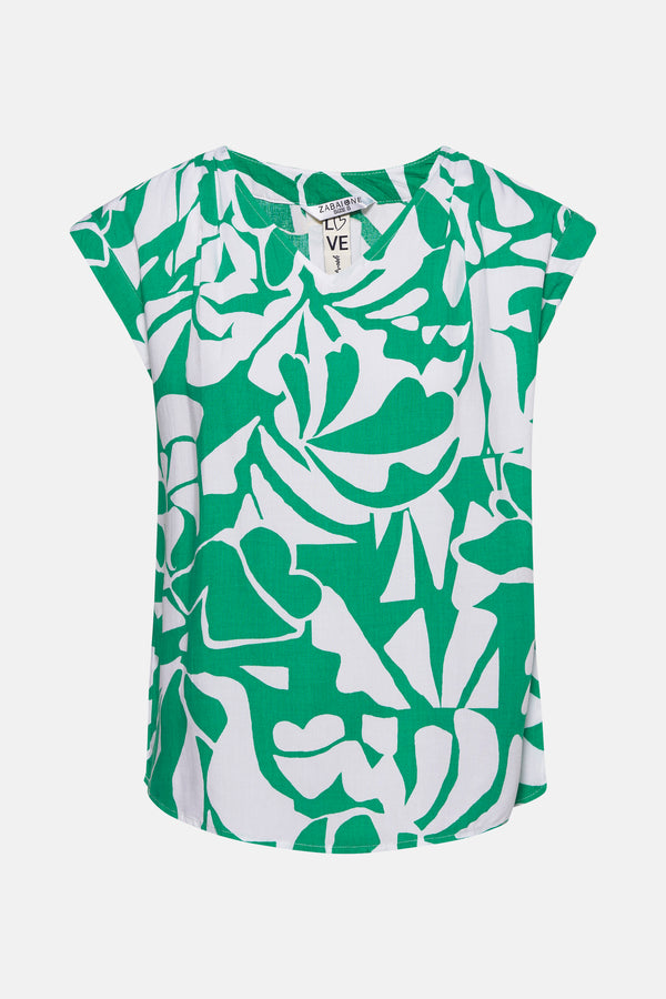 Blouse (korte mouwen) Multicolor - ZABAIONE