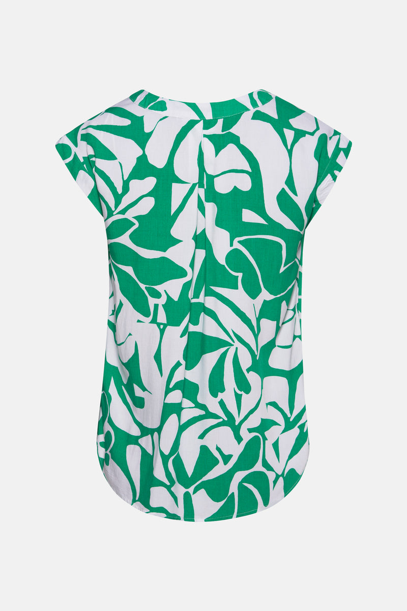 Blouse à manches courtes - Vert - ZABAIONE - 2