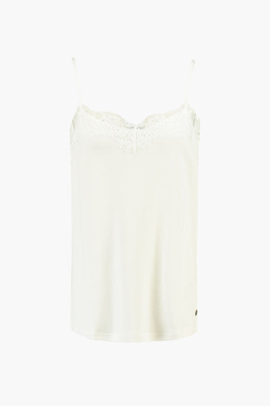 Top (bandes fines) Blanc - GARCIA