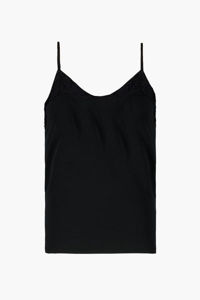 Top (spaghettibandjes) Zwart - GARCIA