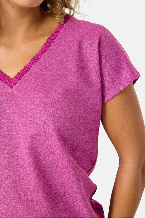 Top (korte mouwen) Mauve - GARCIA
