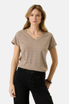 T-shirt à manches courtes - beige