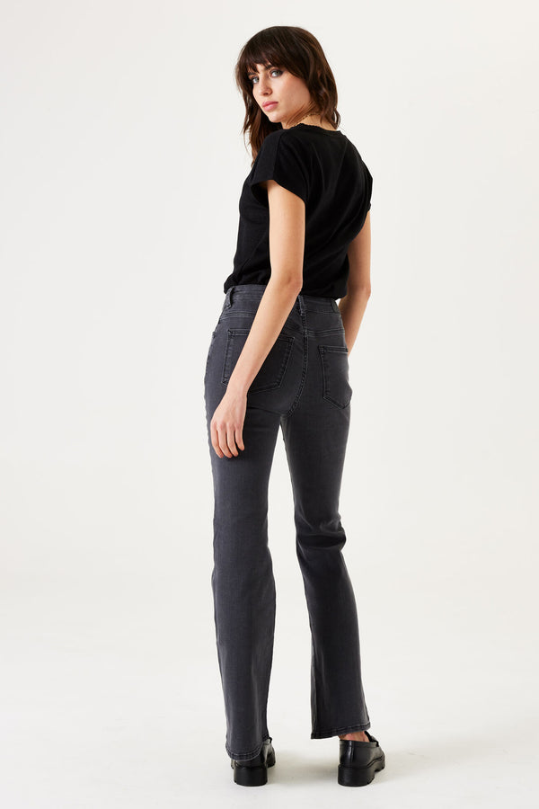 Top uni manches courtes Noir - GARCIA