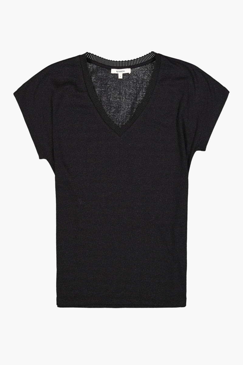 T-shirt met korte mouwen - zwart