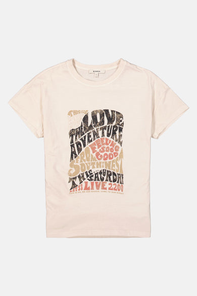 T-shirt met korte mouwen - ecru