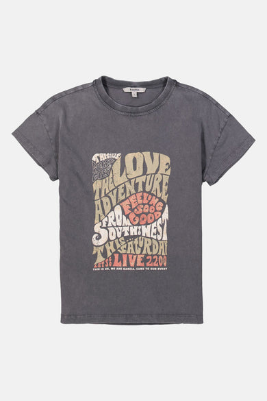 T-shirt met korte mouwen - grijs