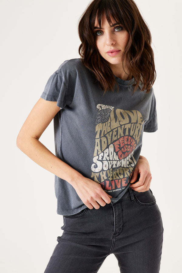 T-shirt (manches courtes) Gris - GARCIA