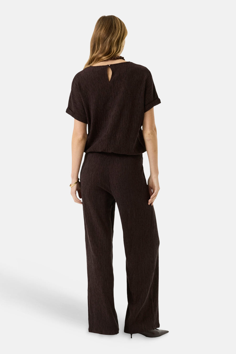 Dames sb seizoensbroek elastic brun - GARCIA