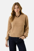 Pull O-hals - soft taupe