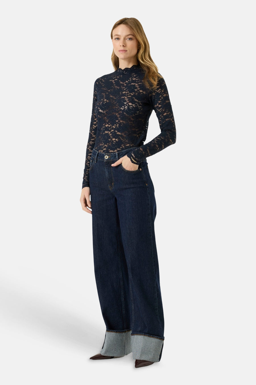 Top (lange mouwen) blauw - GARCIA