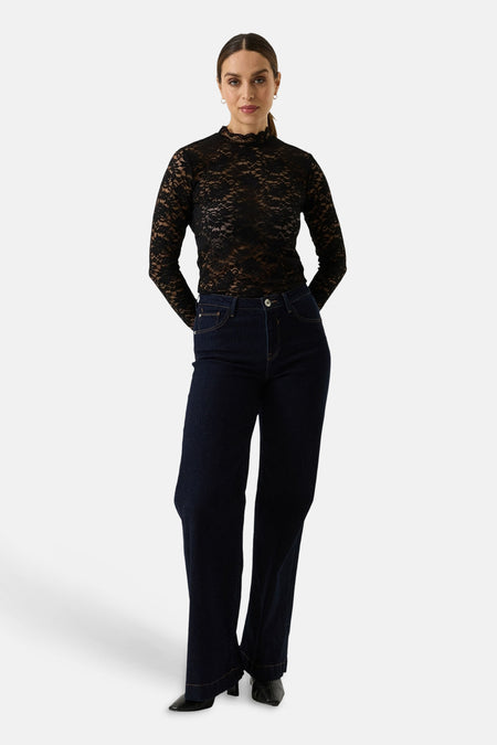 T-shirt met lange mouwen - zwart